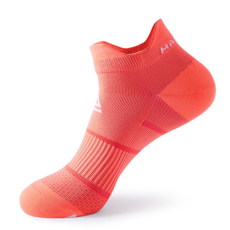 Sportliche lauf- und radsocken für damen und herren, dünn, atmungsaktiv, schnelltrocknend, kurze kompressionssocken für Fitness und freizeit: Rosa / Männer 40-44