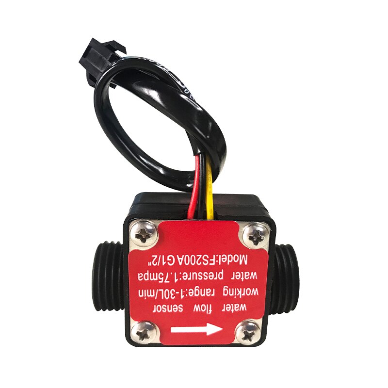 US211M Digital Flow Meter Totalizer Flow Measurement with FS200A Nylon Water Flow Sensor G1/2" Turbine Flowmeter iSentrol