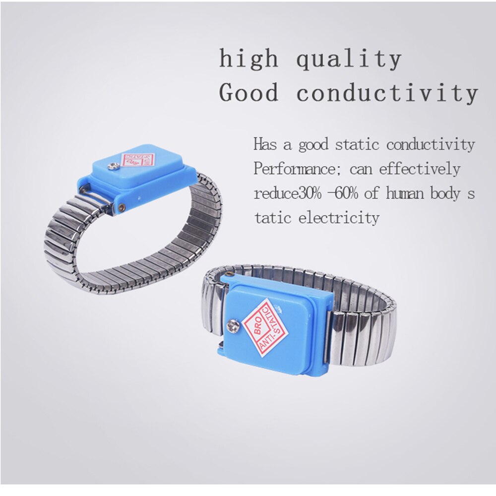 Cordless Bracelet Metal Antistatic Wireless Anti Static ESD Wristband Discharge Electronic Work Anti-static Wrist Band Strap