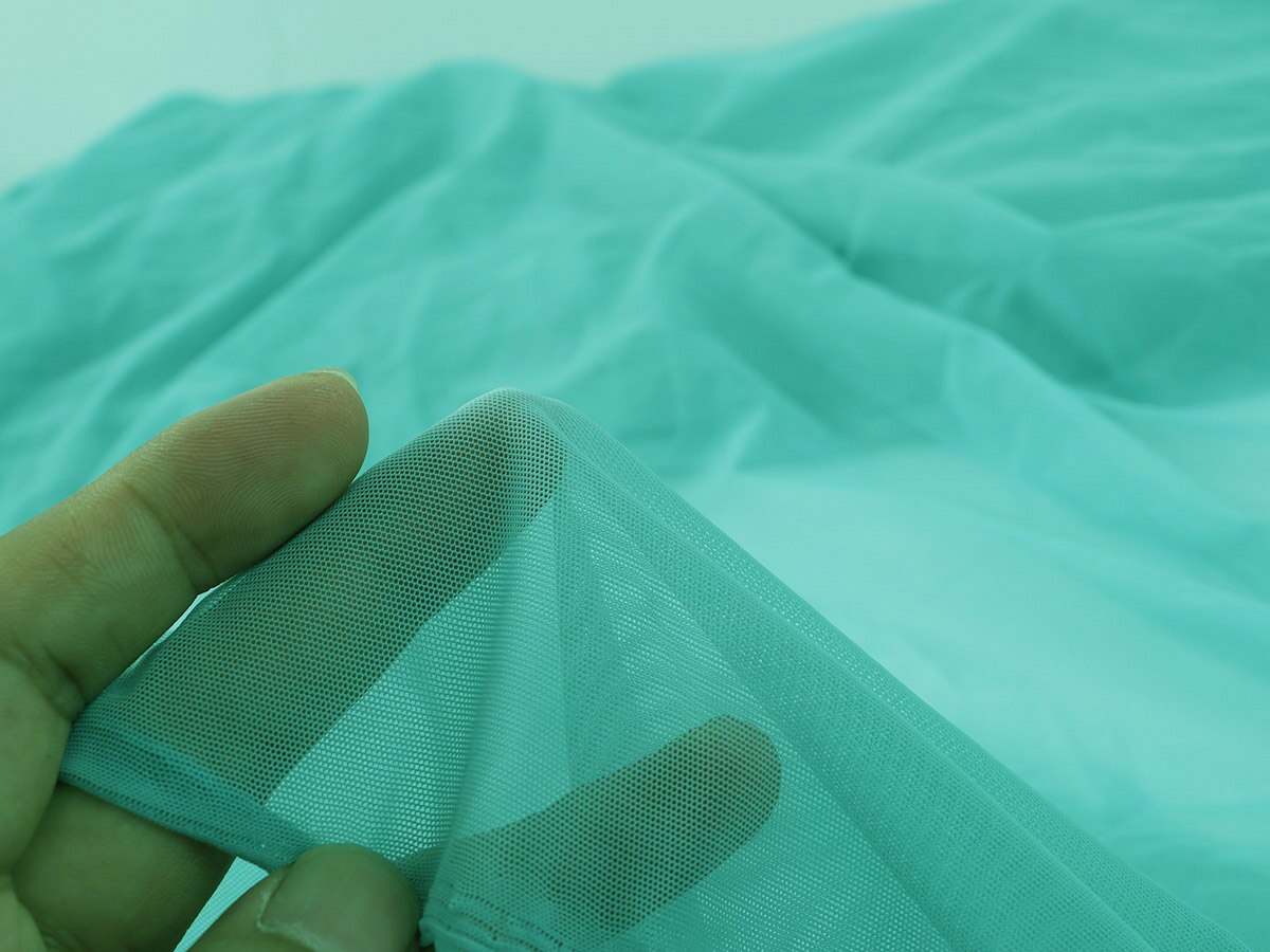 Bright color 4 way Stretchy Nylon Spandex Mesh Fabric high-elastic net fabric sold BY YARD