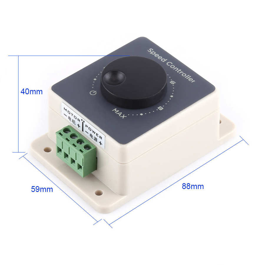 programmable logic controller DC10-60V 20A Pulse Width Modulator PWM Motor Speed Controller Waterproof Shell