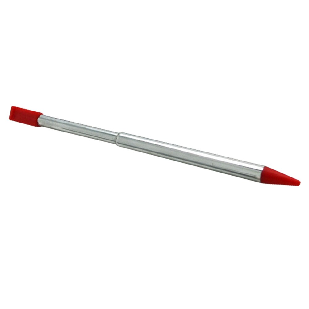 Metal Game Console Touch Screen Extendable Durable Practical Assistant Stylish Stylus Pen Writing For L I DS XL: Red I