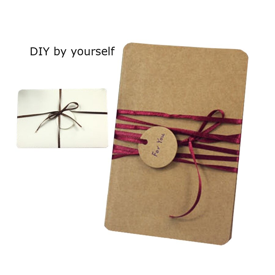 Carte vierge pliable pour les étudiants, 10 pièces/lot, carte d&#39;affaires vierge pliable, trois choix, nouvelle , de mariage de noël