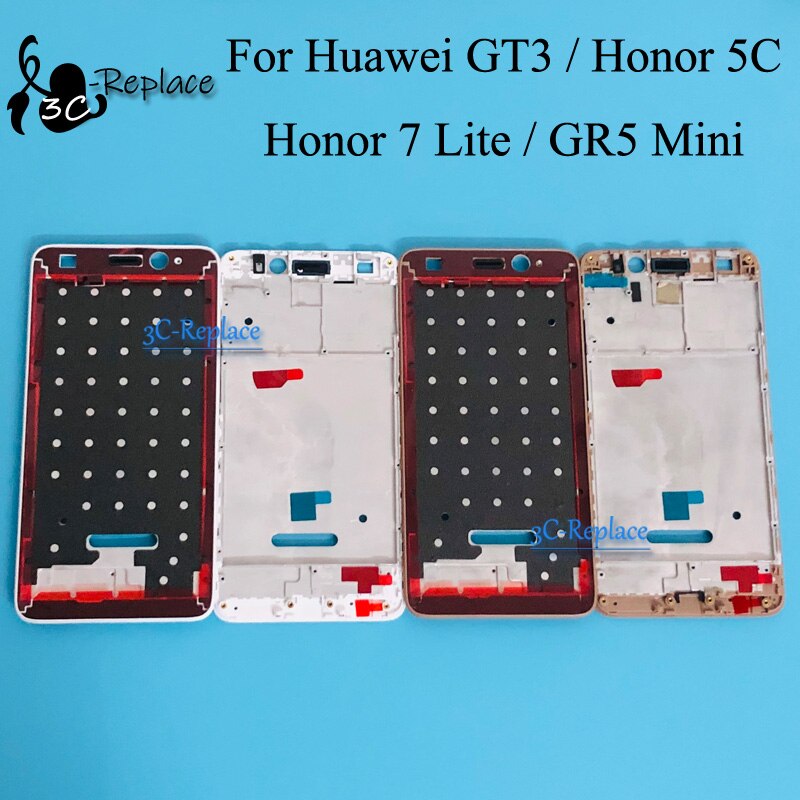 For Huawei Honor 5C / Honor 7 Lite / GR5 Mini / GT3 Front Housing Chassis Plate LCD Display Bezel Faceplate Frame Front frame