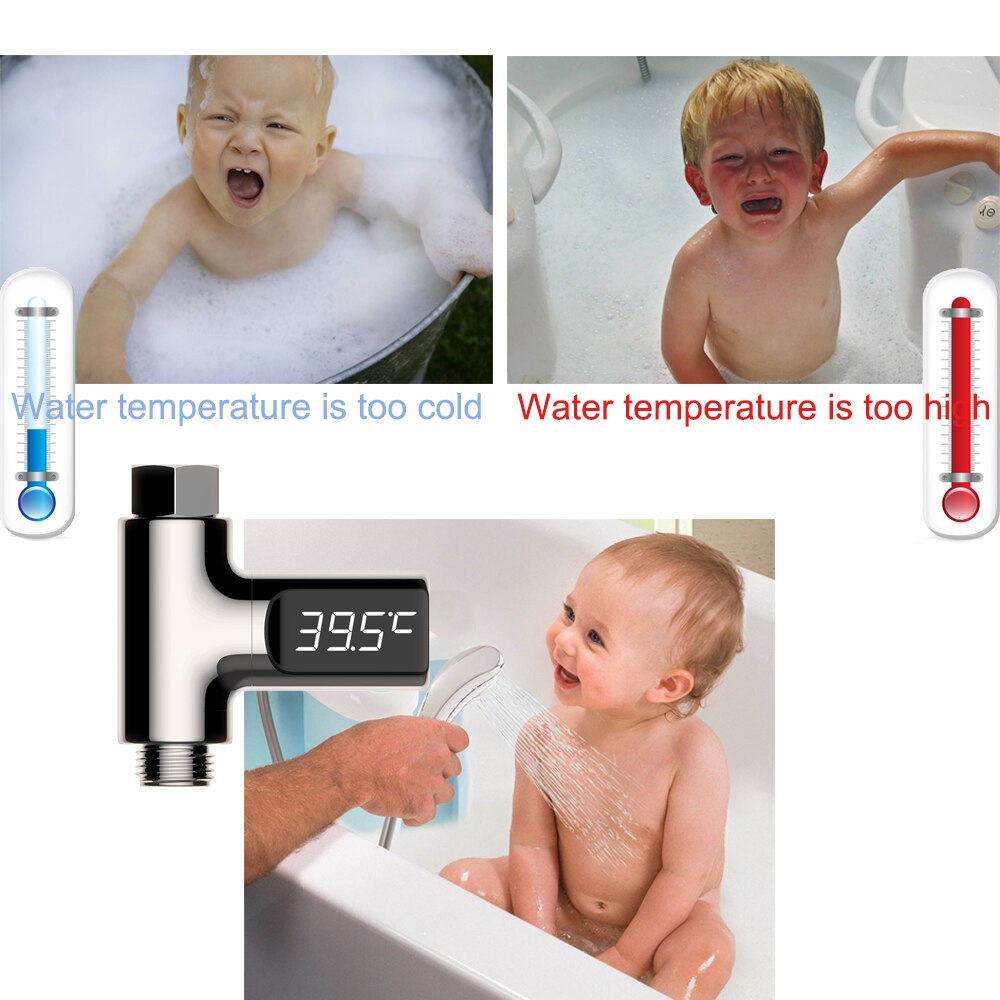 Baby shower vattentermometer badkar badtemperatur ledd digital display badvårdstillbehör för nyfödda barnvattenkran