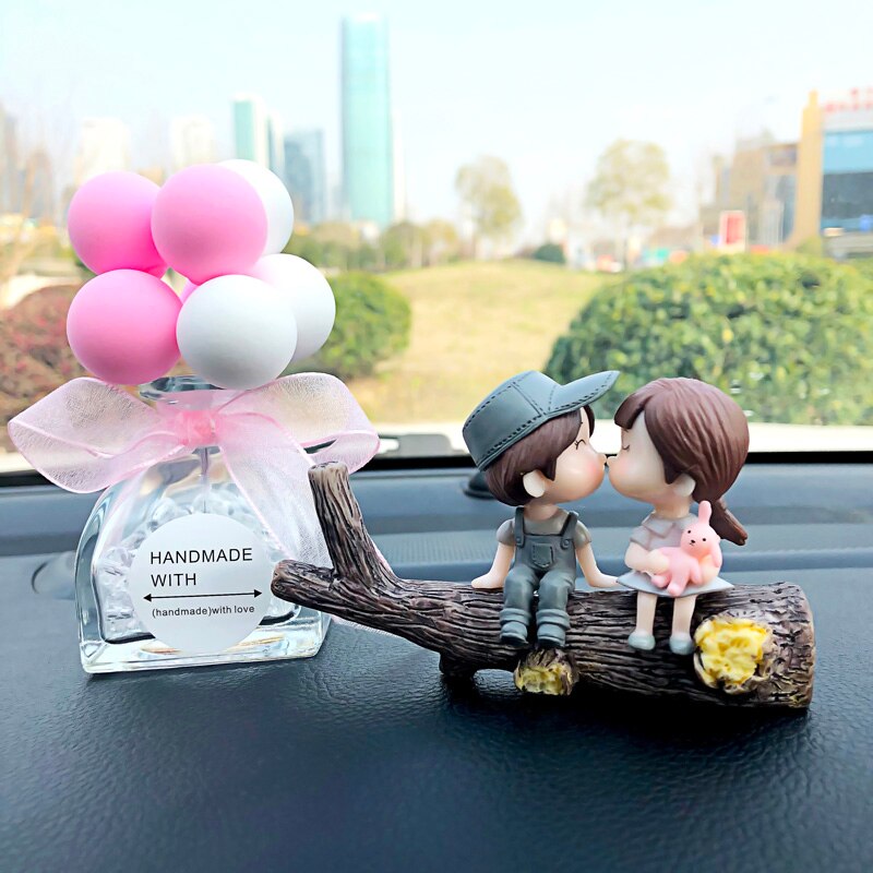 Nette paar puppe auto dekoration home-office schreibtisch dekoration kuchen dekoration geburtstag valentinstag für freundin