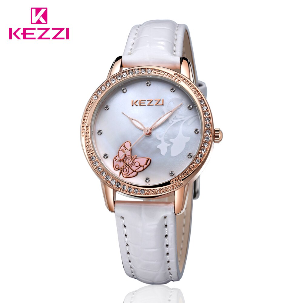 NO.2-relojes de cuero para mujer, de clásico Rectangular, relojes de pulsera a prueba de agua de de