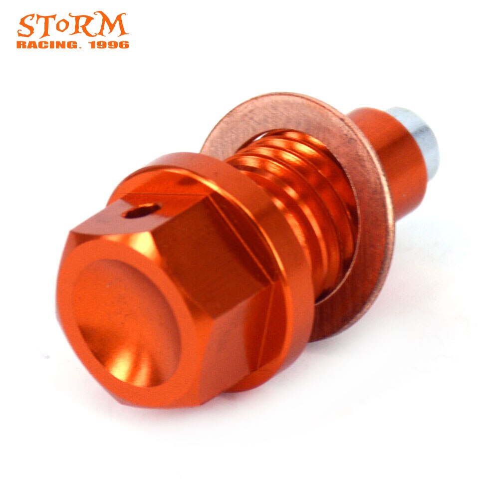 M12*12mm*p1.5mm magnetiske stel olieaftapningsbolt til ktm sx sxf excf xc xcf 125-530 smr smc endro adventure r duke 450-690