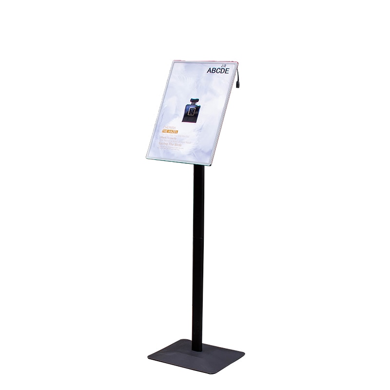 poster display rack gold sign stand advertising pillars box