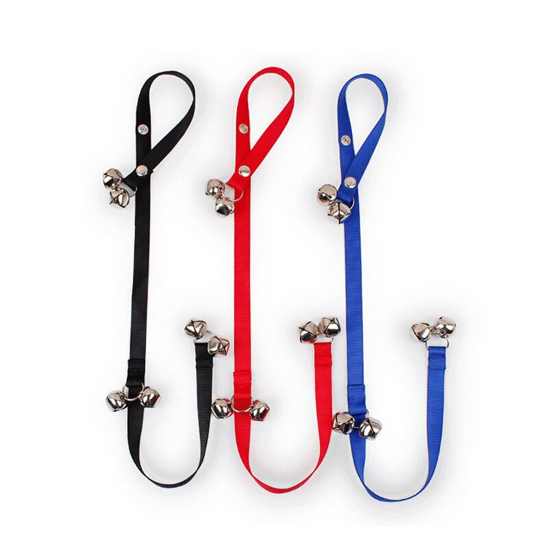 Sonnette pour animal domestique corde | Corde, plusieurs couleurs, réglable 6/7 cloches pour animal de compagnie, collier de chien, fournitures pour animal de compagnie, de noël, formation de chien, sonnette de sonnette