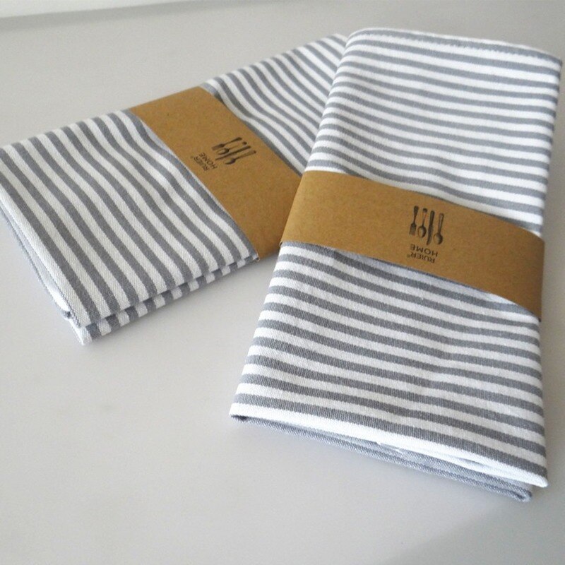 Keittiö puuvilla pellava lautasliina kangas ristikko raita paksuuntua juhla häät ravintola kulutusta kestävä tausta pöytä koristeellinen