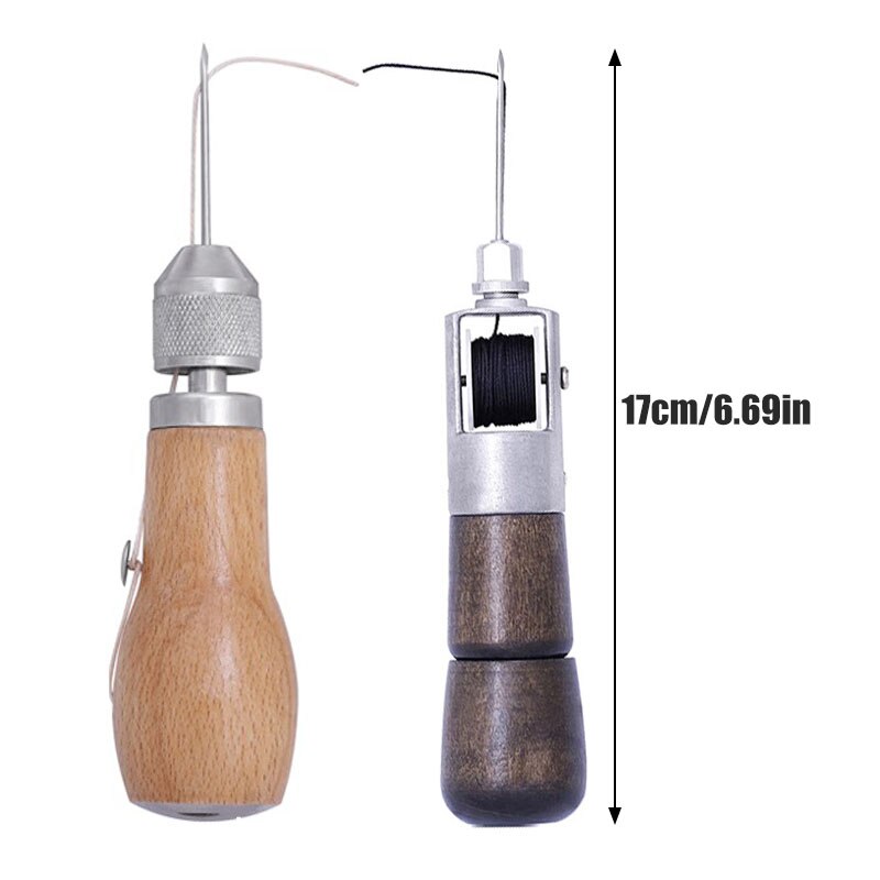 Speedy Stitcher Naaien Priem Hand Stitcher Reparatie Tool Kit Voor Leer En Zware Stoffen Lederen Lederen Naaien Gereedschap