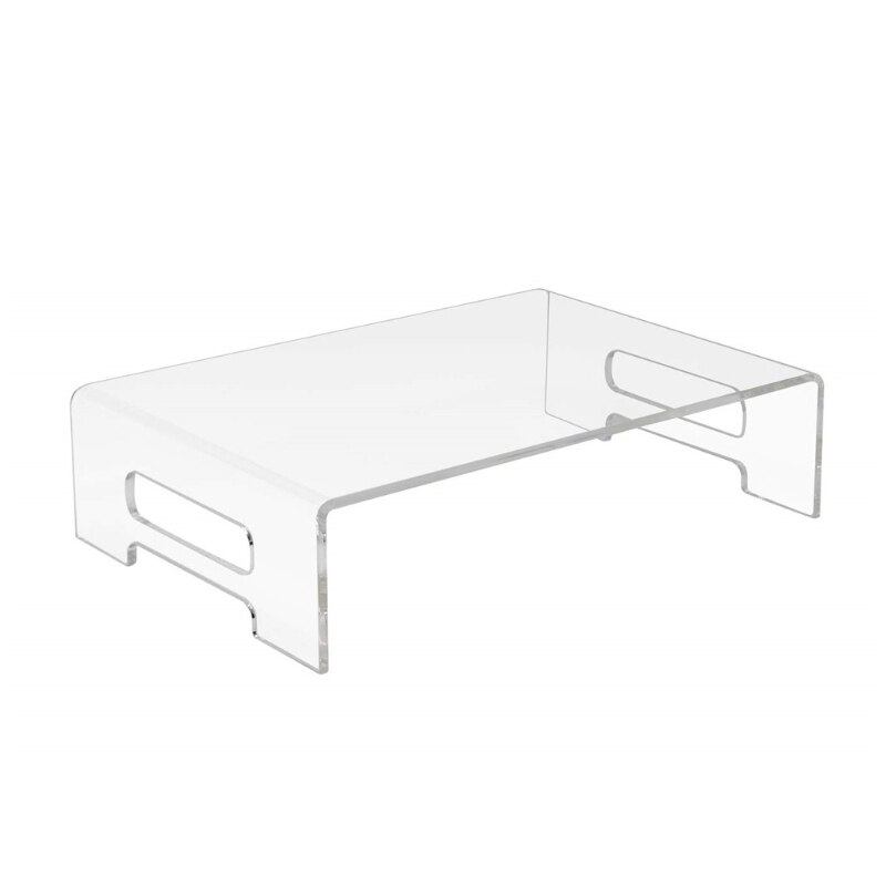 Acryl Monitor Stand Clear Laptop Riser Computer Desktop Stand
