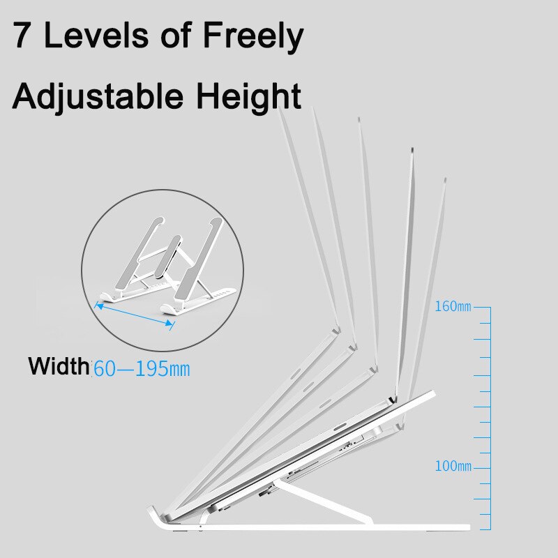 Universal Adjustable Desktop Tablet Holder for IPad Pro 11 12.9 Macbook Pro Air Tablet Notebook Portable Foldable Laptop Stand