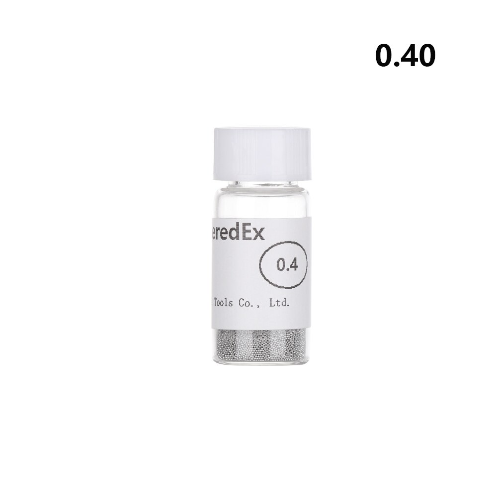 1Bottle BGA Reballing Balls(0.2 0.25 0.3 0.35 0.4 0.45 0.5 0.55 0.6 0.65 0.76 )BGA Solder Ball leaded For BGA Rework Repair Tool: 0.4mm