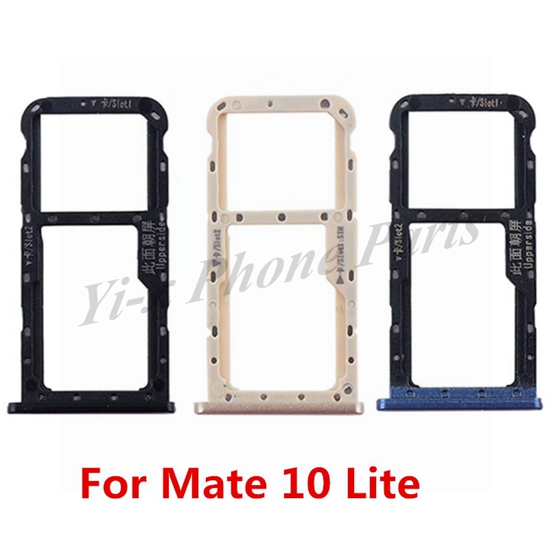 SIM Vassoio di Carta Del Supporto Adattatore per Huawei compagno 10 lite/maimang 6/G10/Honor 9i