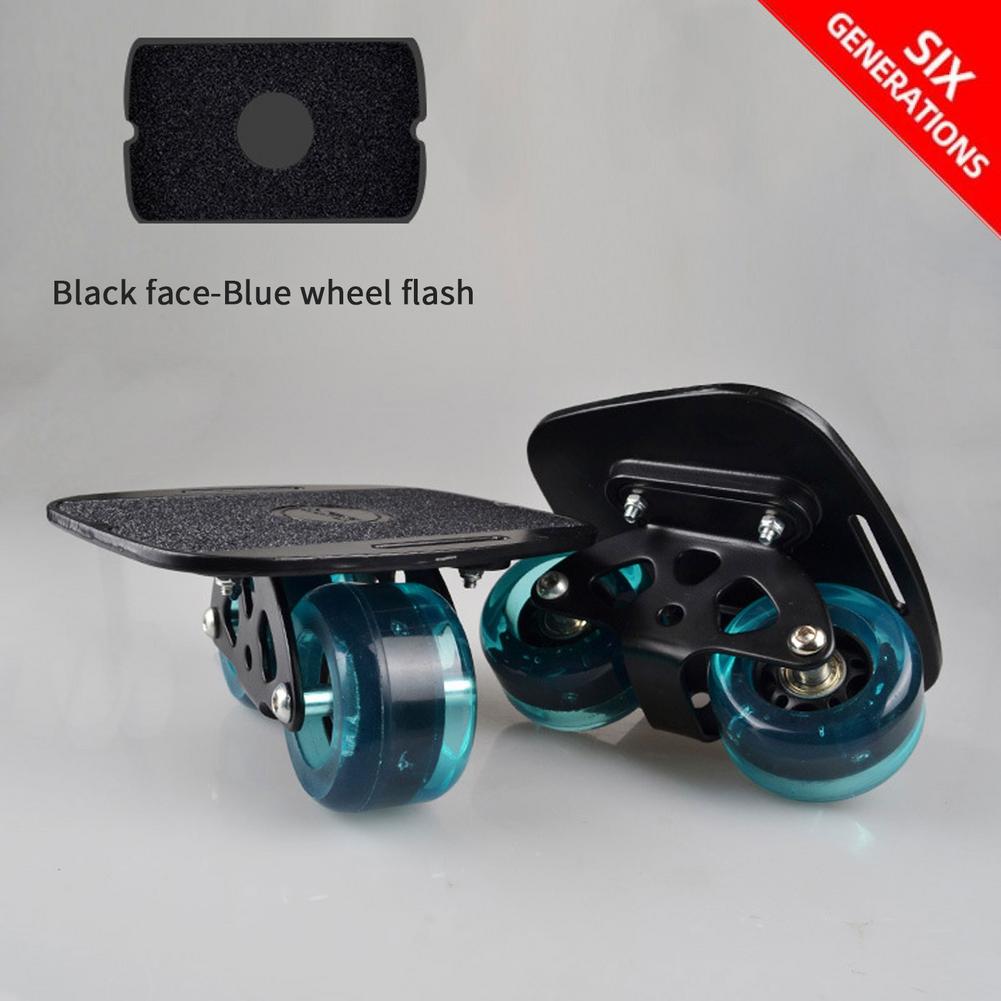 Split Skateboard Roller Road Drift Skates Plate Anti Slip Board With PU Wheels
