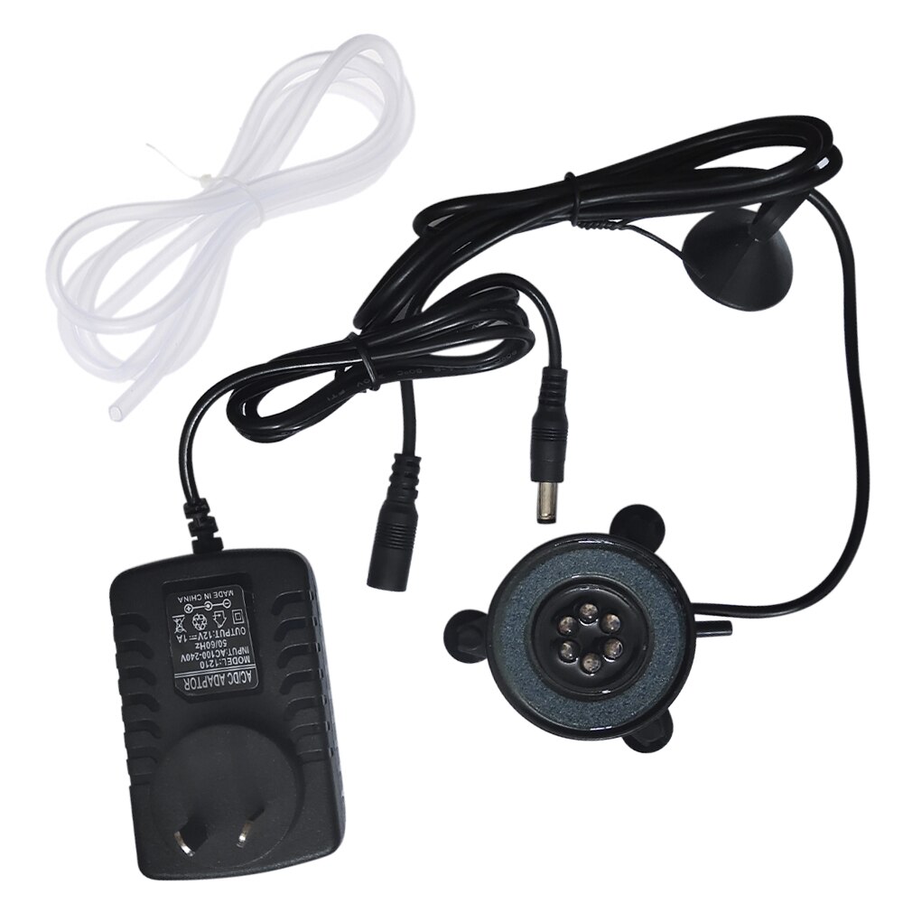 Aquarium Decoratieve Verlichting Ronde Licht Spotlights Vijver Pool Verhogen Zuurstof Aquarium Air Stone Bubble Licht Au/Us/Eu/Uk: AU