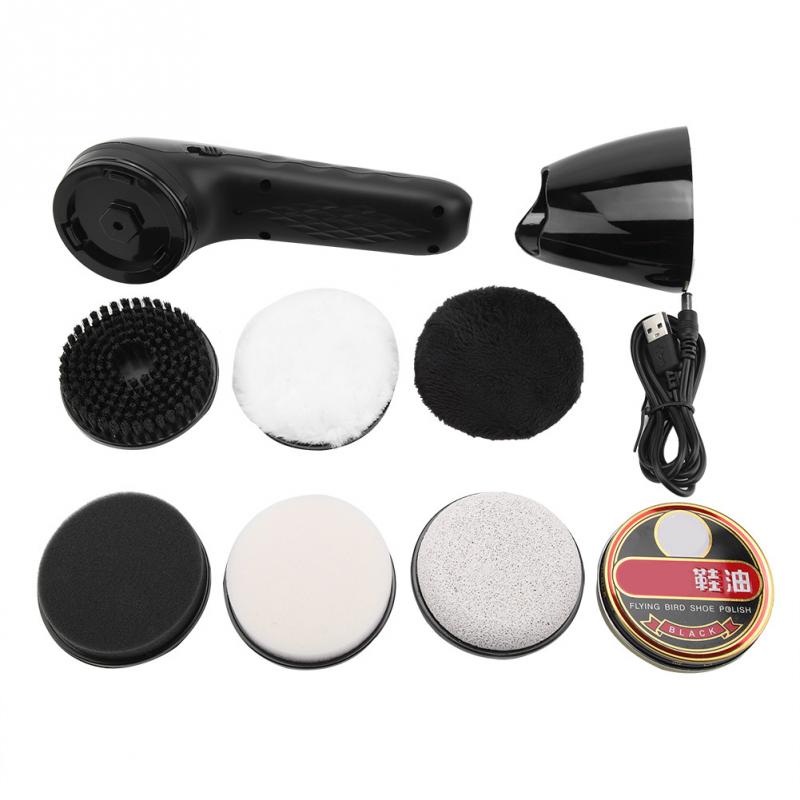 Tragbare Handheld Automatische Elektrische Schuhputzer Automatische Schuh Polieren Maschine Reinigung Pinsel Schuh Leder Pflege Werkzeuge
