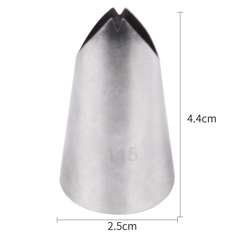 Leaf Piping Tips Leaves Nozzles Stainless Steel Icing Piping Nozzles Tips Pastry Tips For Cake Decorating Pastry Fondant Tools