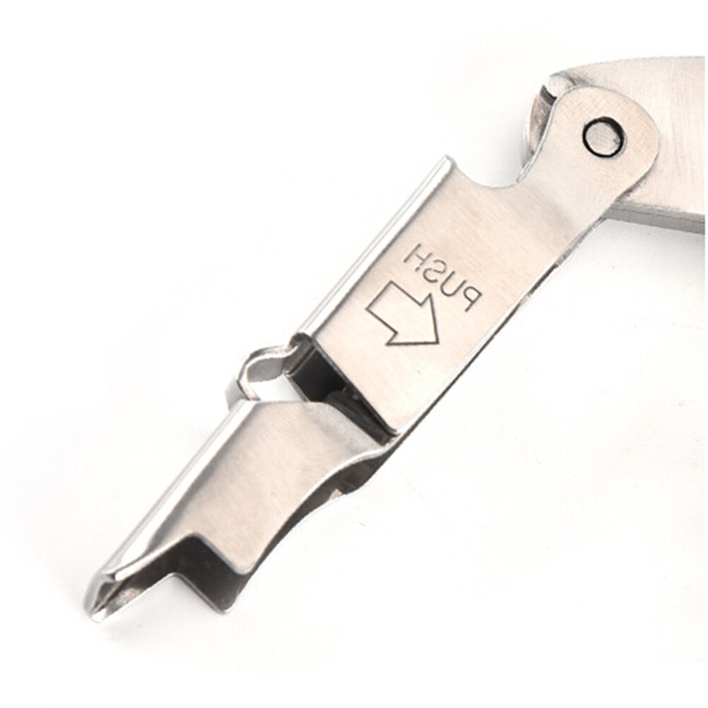 Abridor de garrafa de vinho profissional resistente all-in-one saca-rolhas de aço inoxidável profissional com caixa de couro com alça de madeira