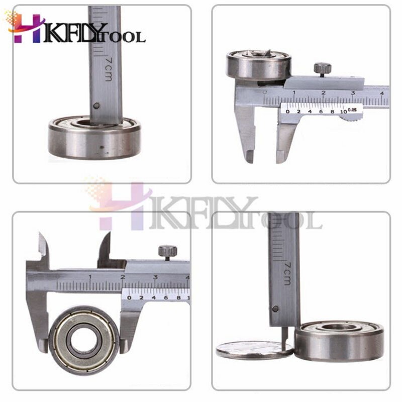 Mini Calibre Vernier de 70mm, 100mm, 150mm, acero endurecido, máquina métrica, deslizador, Calibre vernier, medidor de espesor, herramientas de medición