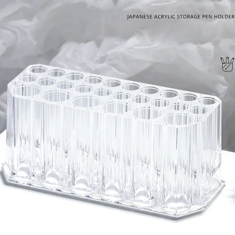 Nail Brush Organizer Makeup Brushes Holder Desk Cosmetics Pen Eyelash Tweezer Storage Rack Nail Tools Display Stand Rack Box: Default Title