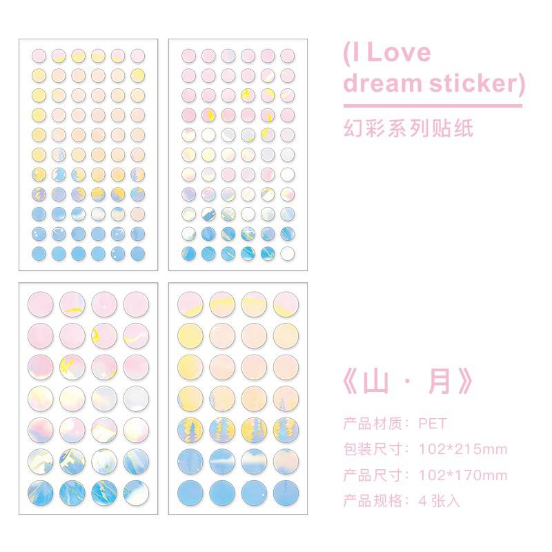 188 Pcs Ronde Kleur Codering Cirkel Dot Sticker Labels Verschillende Stijl Ronde Sticker Voor Planner Plakboek Diy Craft Decoratie: C