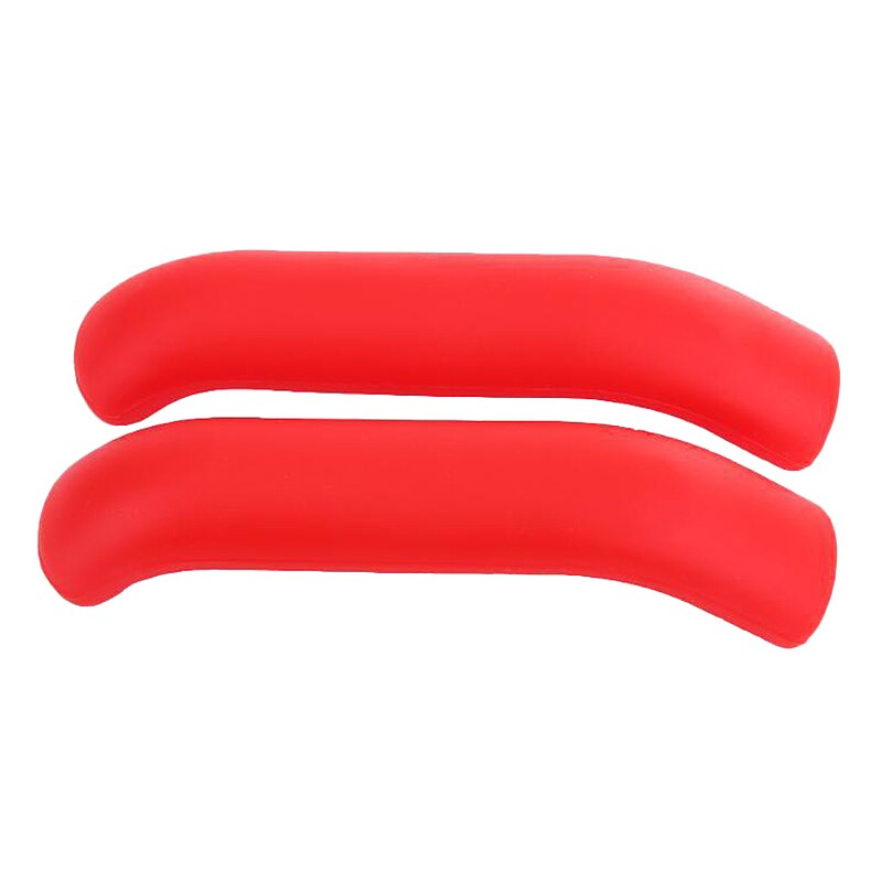 Gummi sykkel bremsehylse håndtak beskyttelsesdeksel til 2 xiaomi  m365 ( rød): misligholde tittel