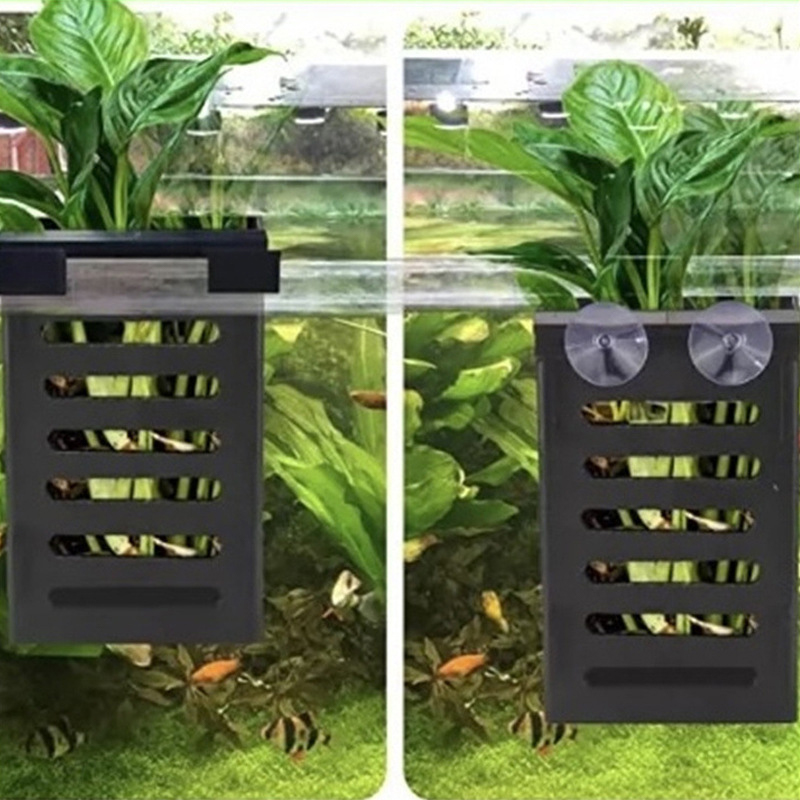 Schwimmende hängende Aquarium-Pflanzenhalter-Haken, Wasserpflanzentopf, Aquarium-Pflanzgefäß, Tassen, Pflanzkörbe, Aquascape-Dekorationen