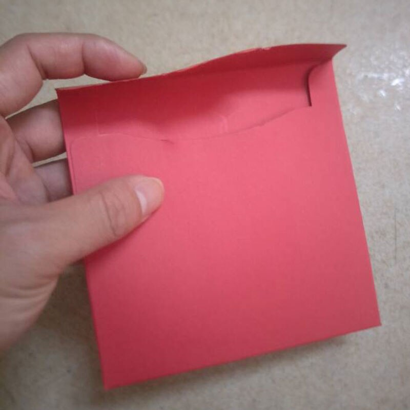caja de CD 5 unids/lote CD de papel de embalaje de bolsa boda fotografía bolsa puede acomodar 1 discos: red