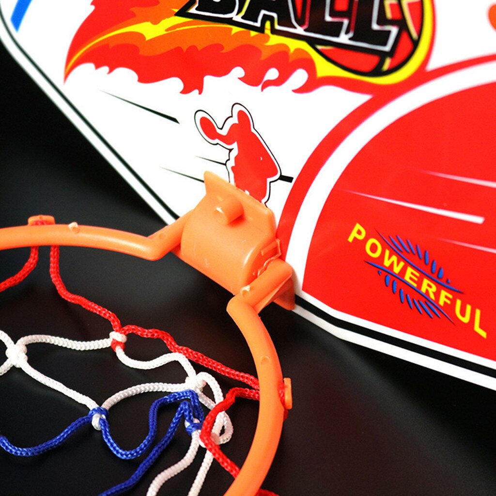Transparent wall hanging basketball board Mini Basketball Hoop Set Over The Door Plastic Toy Backboard S imple Assembly