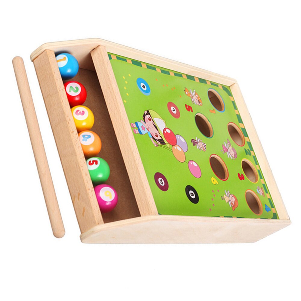 1 Set Tafel Spel Speelgoed Mini Biljart Speelgoed Houten Interactief Speelgoed Educatief Spel Levert Voor Thuis Kwekerij