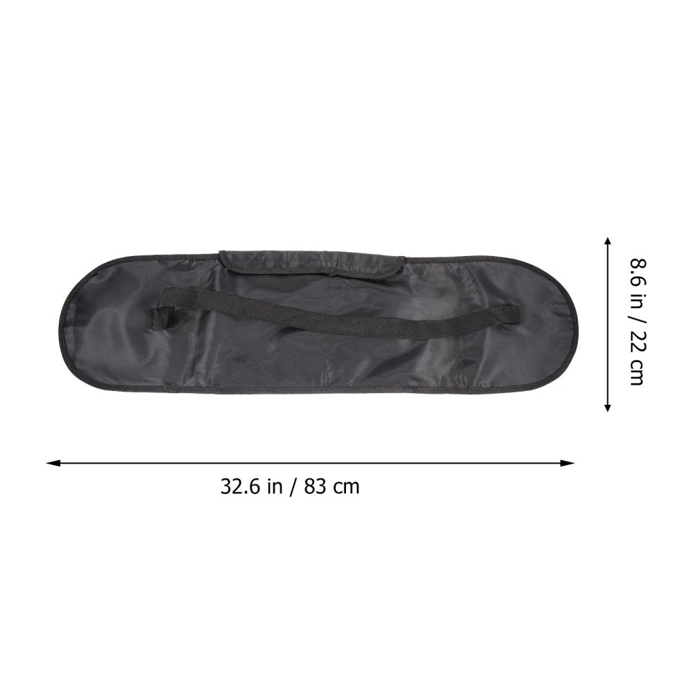 Longboard – sac à dos de transport multifonctionnel, pratique, pour Skateboard (noir)