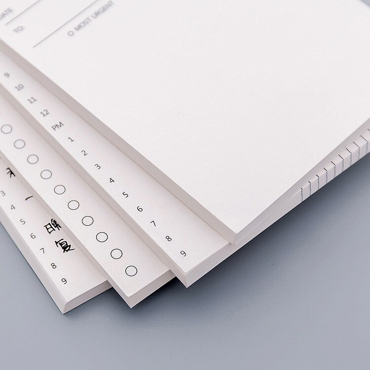 Business A7 Todo list checklist Day Plan 50 sheets Notepad Office Desk Schedule Memopad Stationery