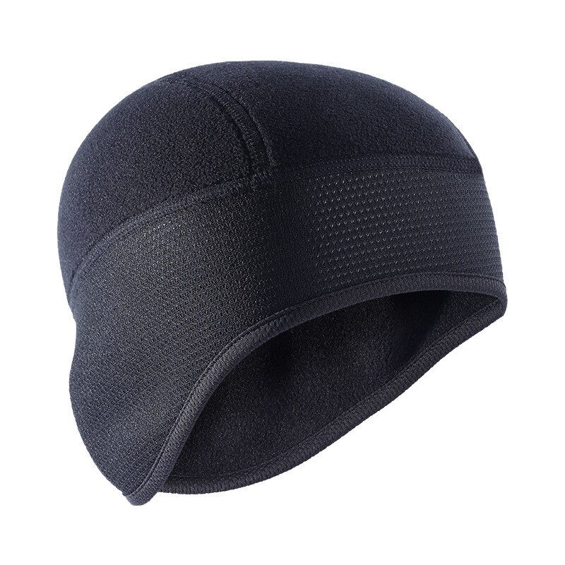 Unisex vinter cykelkeps vindtät termisk cykel fleece hatt hjälm liner
