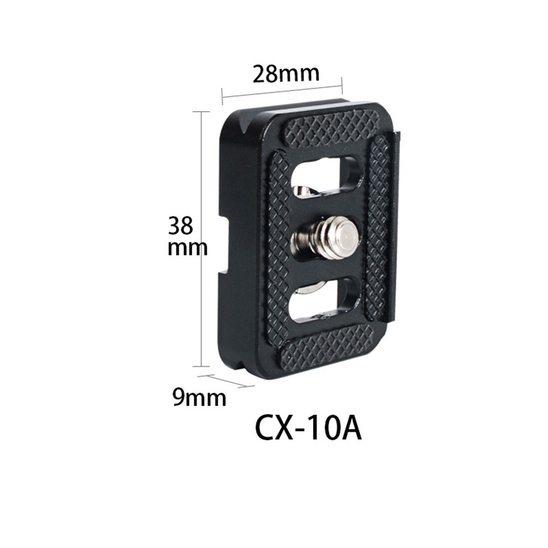 Mini Quick Release Statief Plaat 38Mm Anti Gesp Dunne TY-C10 Universele Voor Sirui Mirrorless Camera Monopod Ballhead klem