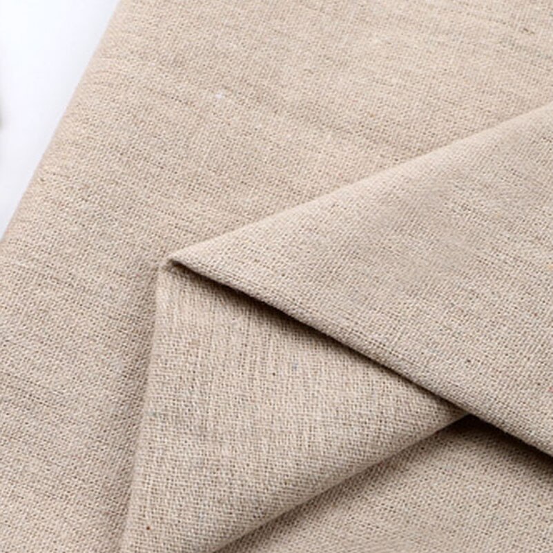 Raw Fabric Patchwork Painting Hemp Cotton Linen Cloth Sewing Curtain Textile Quilting DIY Handmade Per Half Meter: K 2