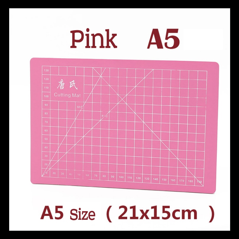 Tapis de découpe en papier Pvc A5, auto-guérison, Patchwork rose, outils, artisanat, planche à découper, tapis de découpe pour quilting