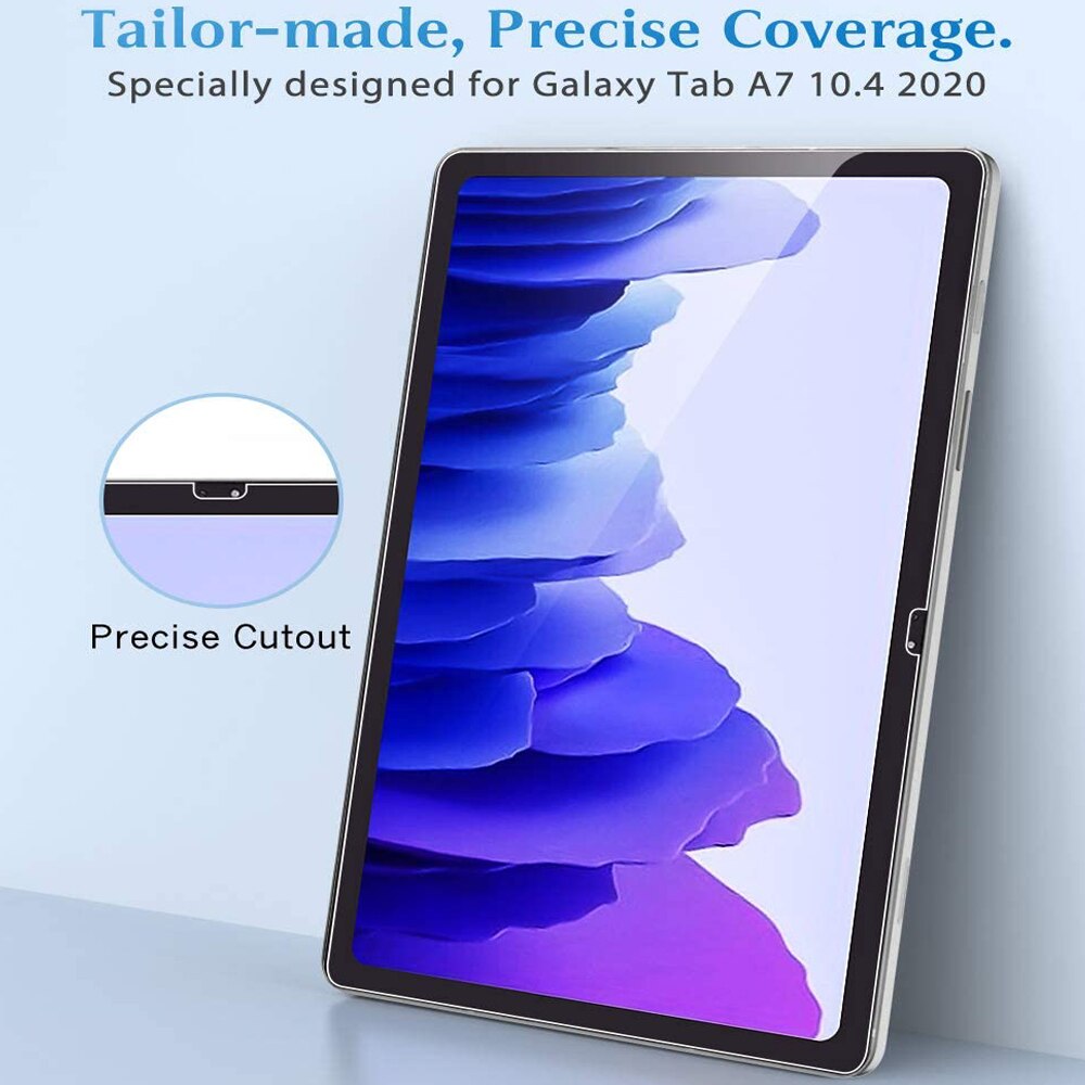 For Samsung Galaxy Tab A7 Tab A 8.0 10.1 10.5/Tab S4 S5E S6 S6 Lite/Tab S7/Tab E 9.6 - Tempered Glass Screen Protector Cover: Tab A7 T500 T505