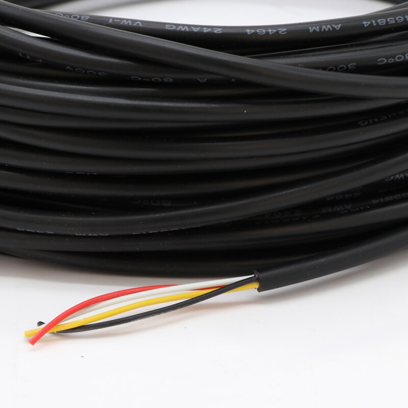 10M 24AWG UL2464 Sheathed Wire Cable Channel Audio Line 2 3 4 5 6 7 8 9 10 Cores Insulated Soft Copper Cable Signal Control Wire