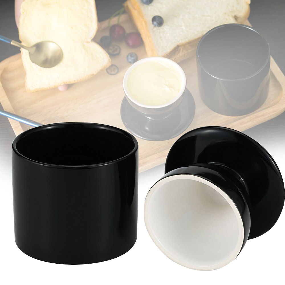 Comptoir de cuisine de chaleur réfrigérateur ménage multifonctionnel beurrier avec couvercle porcelaine gardien couvert beurre conteneur
