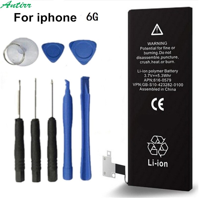 IP6G nuovo 0 del ciclo Della Batteria OEM neutro confezione Sigillata senza LOGO Per Apple iPhone 6 6G iPhone6 Batterie per Telefoni Cellulari 1810 mah