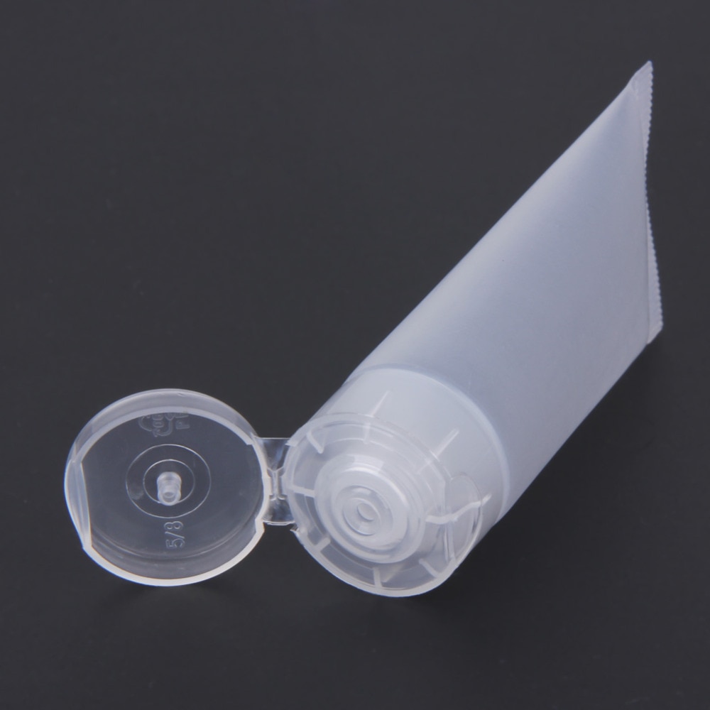 10pcs Refillable Tube Dull Polish Empty Cosmetic Bottle Soft Tube with Cap Travel Squeeze Make Ups Container Refillable Bottles