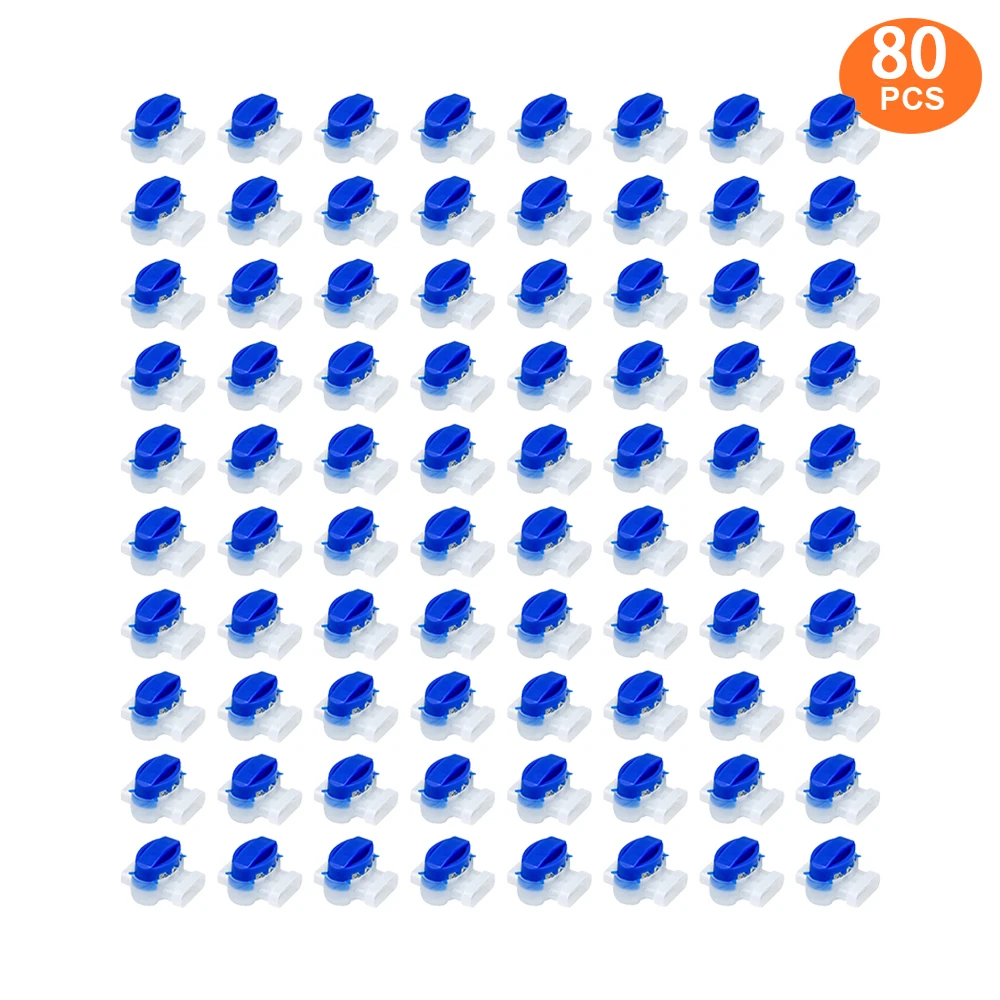 100-10pcs Cable Connector for Robotic Lawnmower Terminal 3 pin Electrical IDC 314 Wire Connectors Robotic Lawn Mower Connectors: green