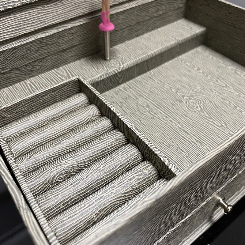 White Music Box Paper Art Makeup Box Jewelry Box Birthday Begging Wedding Packaging Snakeskin Pattern Paper Music Box