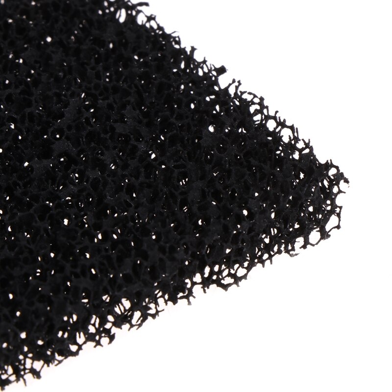 5 uds. Esponja Universal de espuma de carbón activado negro para filtro de aire, almohadilla de hoja impregnada
