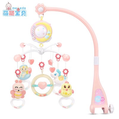 Baby rattle toy rotating mobile bed bell music box For 0 to 12 months newborn baby toy