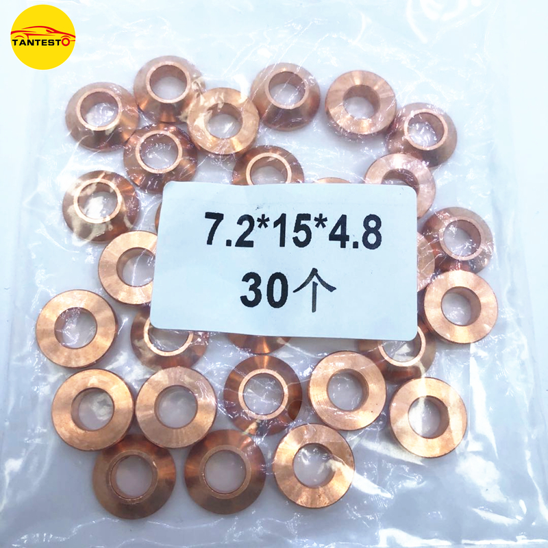 Diesel common rail injektordyse konisk kobber skivepakninger 980792480 943776230 til isuzu gravemaskine