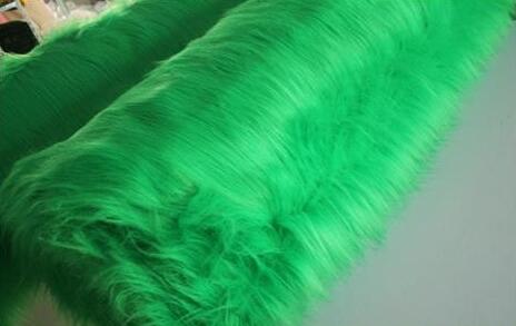 Solid Shaggy Faux Fur Stof (Lange Stapel Bont), Kostuums, Fotografie Rekwisieten, Achtergronden, 60 &quot;, Verkocht Door De Werf,: green